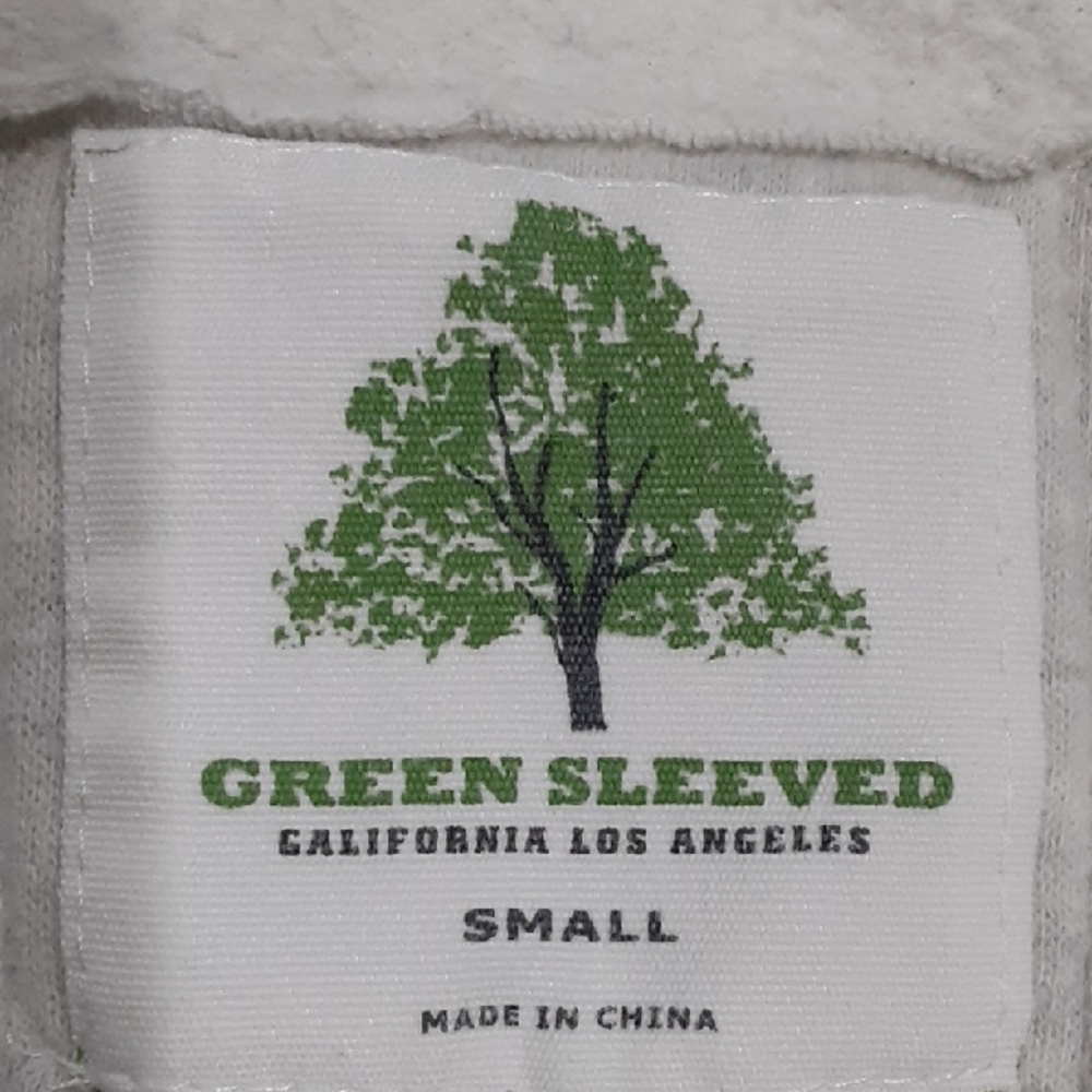 Green Sleeved California Republic Varsity Surf Team Scoop Neck Sweatshirt Small - Picture 4 of 5